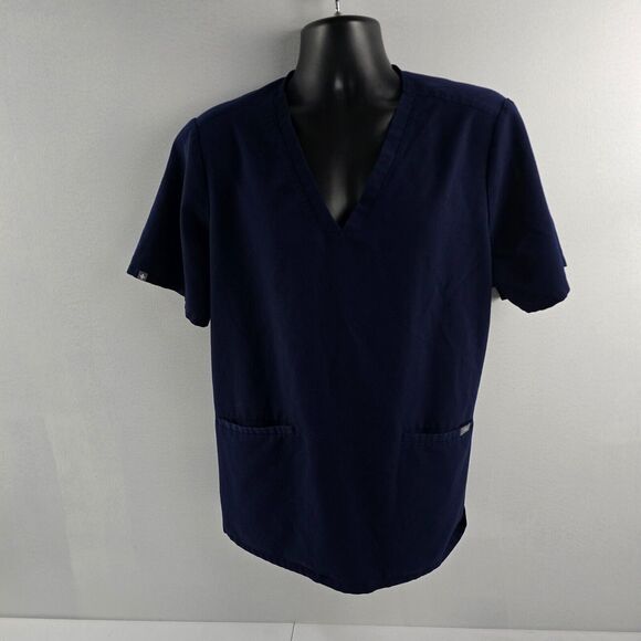 FIGS Casma Scrub Top Navy Blue XXL Medical Uniform FW1100 4450 - Picture 1 of 9